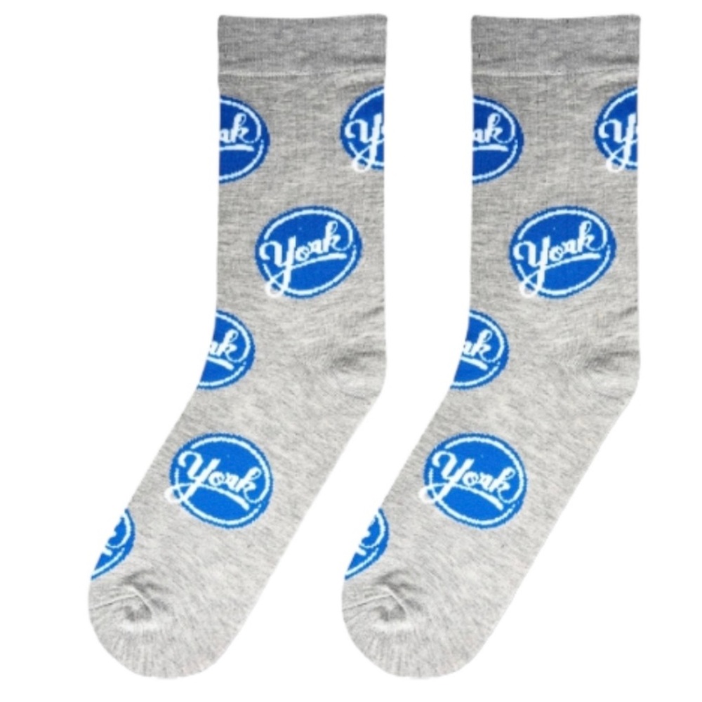 2/$16 mix and match) York peppermint patty, crew socks